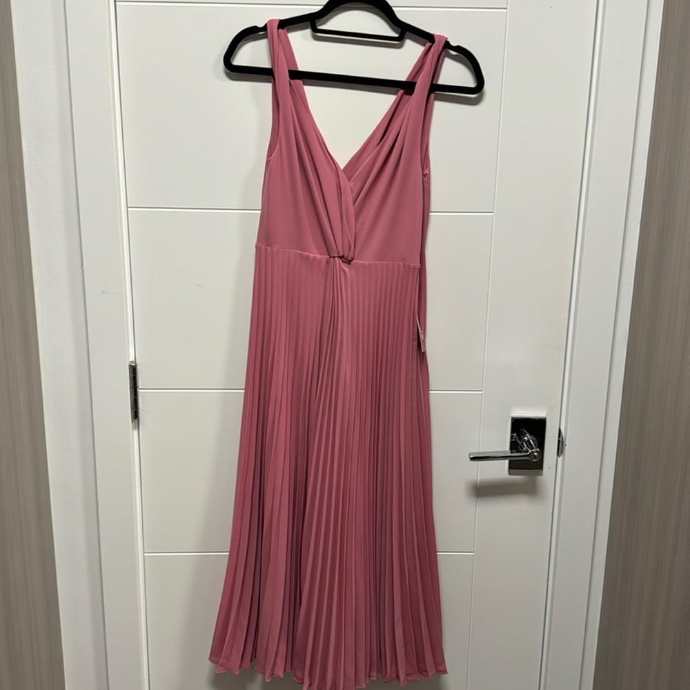 NWT Vince Dress with Pleated Accents